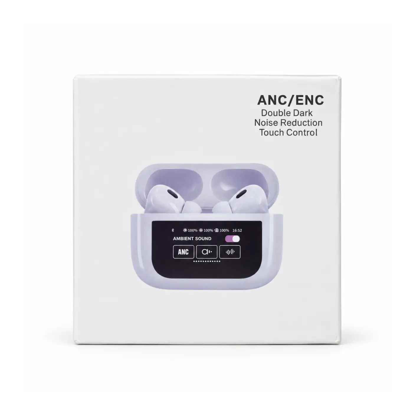 Pro 2 Wireless Earbuds with Touchscreen – ANC/ENC Dual Noise Reduction