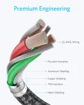 Anker Nylon Cable typ-C to typ-C 60W etisal